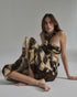 Santo Tomás Martellato Silk Dress / Brown Ikat